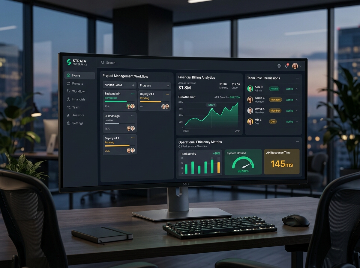 Dashboard y aplicación SaaS a la medida con analítica y gestión operativa desarrollada por Argoca